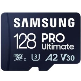 Samsung MB-MY128SA/WW Tarjeta Memoria microSDXC Pro Ultimate 128GB U3 V30 A2 Adaptador SD 200MB/s Lectura 130MB/s Escritura Precio: 29.88999959. SKU: B1D7ZZP6YL