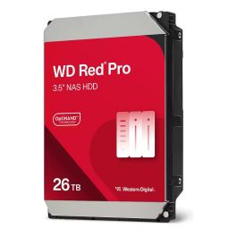Western Digital Disco Duro Interno WD260KFGX Red Pro 26TB NAS 3.5" SATA III 7200 RPM 512MB CMR - Para Sistemas de hasta 24 Bahías Precio: 911.88999979. SKU: B1AWQBJ3K5