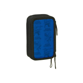 Portatodo The Avengers Azul Negro 12,5 x 19,5 x 5,5 cm 37 Piezas
