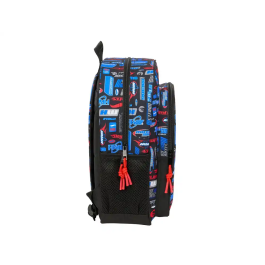 Mochila Escolar Hot Wheels Multicolor 32 x 38 x 12 cm