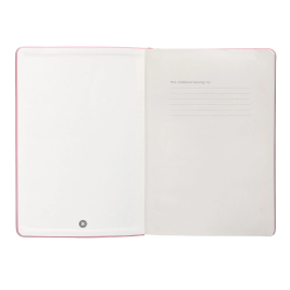 Antartik Cuaderno A5 Tapa Dura Hojas Puntos Rosa Pastel 100 Hojas 80gr FSC