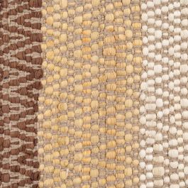 Alfombra Rayas Natural Algodón 160 X 230 cm