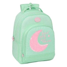 Mochila Escolar BlackFit8 Moon Verde 32 x 42 x 15 cm Mochila Escolar BlackFit8 Moon Verde 32 x 42 x 15 cm