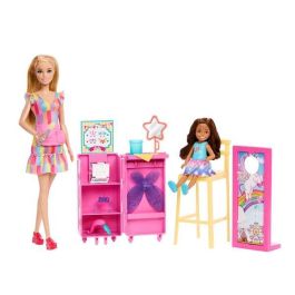 Mattel Barbie y Chelsea en la Feria - Puesto de Maquillaje para Niños a partir de 3 años