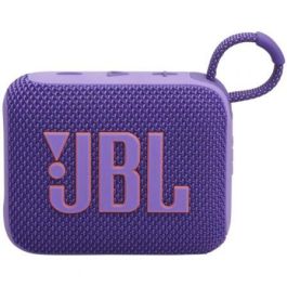 JBL GO 4 Altavoz Bluetooth Ultraportátil 4.2W IP67 Púrpura - Sonido Pro con Graves Potentes, 7h Batería