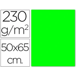 Sadipal Cartulina fluorescente verde 50x65 cm 230 gr Precio: 9.5000004. SKU: B13DZMDM26