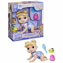 Baby Alive HASF97095X2 - Harper Hugs Crawling, muñeca electrónica de 27 cm que gatea, cabello rubio, para 3 años en adelante Precio: 50.49999977. SKU: B12N28HC7X