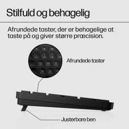 HP Teclado Inalámbrico Programable 450 – Confortable, Productivo y Sostenible – Más de 20 Teclas Personalizables