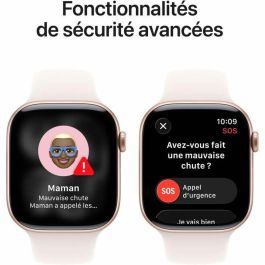 Apple Watch S11 Aluminio 46mm Oro Rosa con Correa Deportiva Rosa Pálido Talla M/L