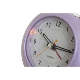 DKD Home Decor Reloj Despertador 4.7 x 9 x 10 cm Verde Menta y Rosa (4 Unidades)