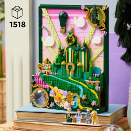 Lego Wicked 75685 Pintura de la Ciudad Esmeralda - Set de Construcción 3D para Adultos