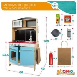Cocina heladería de madera woomax 60x40x109 cm Cocina heladería de madera woomax 60x40x109 cm