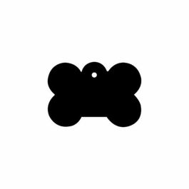 Placa identificativa para collar Imarc Bone Negro