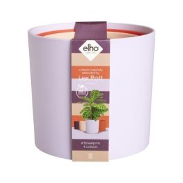 Elho ELH1361401525700 Maceta Lex Pott Set 15 Interior, Morado Rojo Rosa Violeta, 15x14.8x14 cm, 100% reciclado
