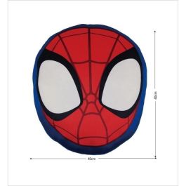 Spidey SPI3700891710022 Cojín 3D de Microfibra - Diseño Spidey - 40 cm