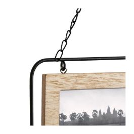 Atmosphera Portafotos para 3 fotos de madera MDF/metal/PVC 52x22cm Atmosphera Portafotos para 3 fotos de madera MDF/metal/PVC 52x22cm