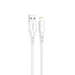 Qcharx Cable Lisbon USB a Lightning 1m Carga Rápida Sincronización de Datos Anti-Nudos PVC Blanco Precio: 5.50000055. SKU: B1DJ6T52BF