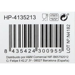 Inde Copa de Vino 'Vega', 36 cl - Copa para vino tinto o blanco, diámetro 6.4 x 20.2 cm, cristal (24 Unidades)