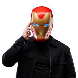 Hasbro HASF90165L0 Casco electrónico Iron Man Marvel Legends con efectos de luz coleccionable premium para adultos Hasbro HASF90165L0 Casco electrónico Iron Man Marvel Legends con efectos de luz coleccionable premium para adultos