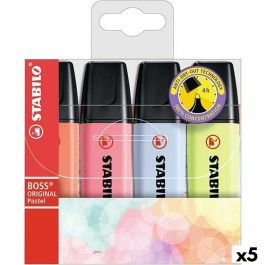 Set de Marcadores Fluorescentes Stabilo Boss Multicolor (5 Unidades) Precio: 27.50000033. SKU: B15DL7YN5X