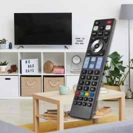 Ewent EW1576 Mando a Distancia Universal para Smart TV LG, Samsung, Sony, Panasonic, Philips con Funciones Smart y 3D