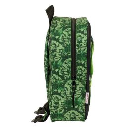 Safta Mochila Guardería 3D Hulk Bolsillo Red Niño 22x27x10 cm
