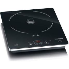Severin KP1071 Placa inducción independiente 2000W - Negra, cerámica vidrio Ø21cm, con reconocimiento platos, rápida y fácil de limpiar. Precio: 80.94999946. SKU: S7113351