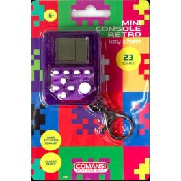 Mini consola retro de bolsillo con 23 juegos clásicos. 4x5x1.5 cm - modelos surtidos Mini consola retro de bolsillo con 23 juegos clásicos. 4x5x1.5 cm - modelos surtidos