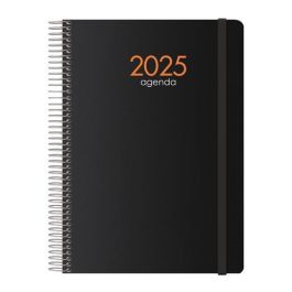 Dohe Agenda Anual Syncro Espiral 15x21 cm S-V Cierre C-Goma Pp Negro 2025 Precio: 9.5900002. SKU: S8404137
