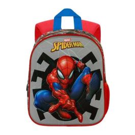 Karactermania Mochila 3D Elite Spiderman Symbol 26 x11 x31 cm Polyester EVA Gris