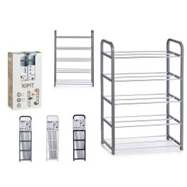 Kipit Zapatero de Metal y Plástico, 5 Estantes, para 15 Pares de Zapatos, Alta Resistencia, Colores Surtidos, 50x19x68 cm (24 Unidades) Precio: 117.49999998. SKU: S3605987