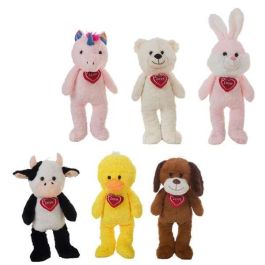 Peluche animales lucky 52 cm 6 mod surtidos con corazón. - modelos surtidos Peluche animales lucky 52 cm 6 mod surtidos con corazón. - modelos surtidos