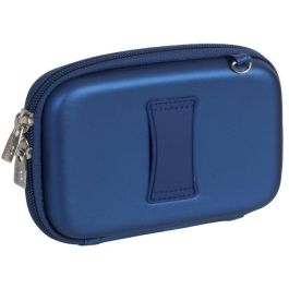 Rivacase 9101 Funda Rígida EVA para Disco Duro 2.5" Azul, Resistente a Rayones y Agua con 5 Bolsillos