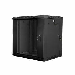 Lanberg WF02-6612-10B Armario Rack Mural 19'' 12U Doble Sección Negro 600x600mm de Acero, Capacidad 60 kg, incluye 2 Ventiladores Precio: 160.88999982. SKU: B1AJZQQ4QP