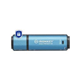 Kingston IronKey Vault Privacy 50 Memoria USB 32GB Tipo A 3.2 Gen 1 Negro Azul