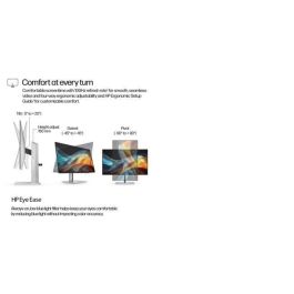 HP 724pn Monitor Series 7 Pro de 24 pulgadas WUXGA 16:10 con Precisión de Color, Marco Micro-Borde y Diseño Ergonómico