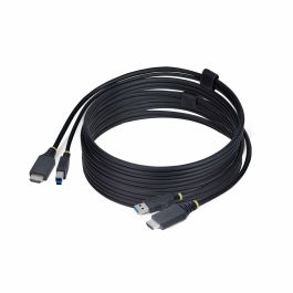 Cable adaptador Startech HU12210-KVM-CABLE Negro Cable adaptador Startech HU12210-KVM-CABLE Negro