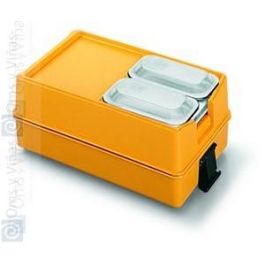 RIEBER Thermoport Bol C/T T410 K-W GN 1/9 - Contenedor Isotérmico para Alimentos con Bandeja de Acero Inoxidable y Compartimento Frío Precio: 51.1588. SKU: B124G5YFT3