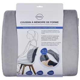 Sensly Cojín Respaldo con Memoria para Soporte Lumbar Ergonómico Cómodo Coche Viaje Hogar 33x32x10 cm Precio: 13.50000025. SKU: B12JD47JYQ