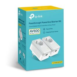 Adaptador Powerline TP-Link TL-PA4010P KIT 600Mbps/ Alcance 300m/ Pack de 2