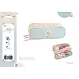 Estuche con tres compartimentos Estuche con tres compartimentos