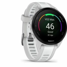 Garmin GAR1709167173226 Reloj GPS Inteligente Forerunner 165, Pantalla 1.2", Blanco con Pulsera Blanca y Gris Claro