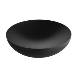 Alessi DUL02/32BT Doble Cuenco Acero Inoxidable y Resina Negro 32cm