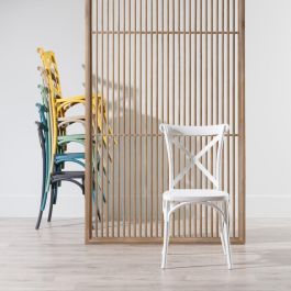 Silla Apilable Azul Polipropileno 48,50 X 43 X 91 cm