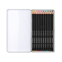 Lapices De Colores Staedtler Super Soft Caja Metal De 12 Colores Surtidos