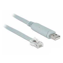 DeLOCK USB 2.0 a Serie RS232 RJ45 Gris 1.0m - Adaptador USB2.0/A St > Seriell RS232 RJ45 St 1.0m grau Precio: 48.59000025. SKU: B12Z9GBLJE