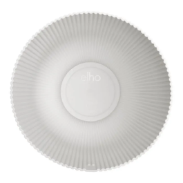 Elho ELH2904503045100 Maceta Vibes Fold Coupe Blanca L 30 x An 29,5 x Al 45 cm Interior 100% reciclado