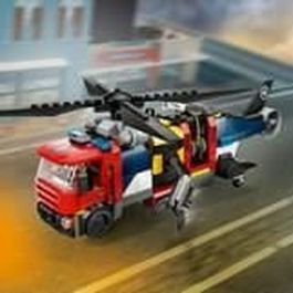 LEGO 60462 City Kombinationsset mit Hubschrauber. Lschauto und U-Boot - Juego de Construcción con Helicóptero, Camión de Bomberos y Submarino, 874 Piezas