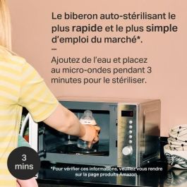 Tommee Tippee Closer to Nature Pack de 6 Biberones 260ml con Tetina Anticólicos, Imita Pecho Materno y Silicona Suave, Sin BPA