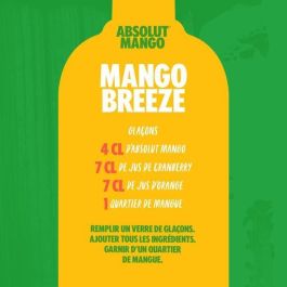 Absolut - Mango - Vodka aromatizado - 38,0% Vol. - 70cl